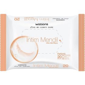 Watsons Parfümlü 20 Adet Intim Temizleme Mendili
