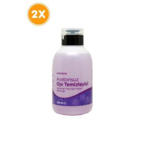 Watsons Pompalı Asetonsuz 2x450 ml Oje Çıkarıcı