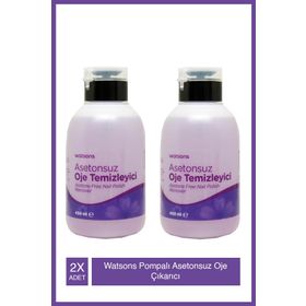 Watsons Pompalı Asetonsuz 2x450 ml Oje Çıkarıcı