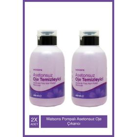 Watsons Pompalı Asetonsuz 2x450 ml Oje Çıkarıcı