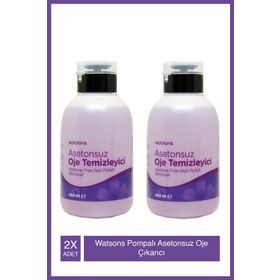 Watsons Pompalı Asetonsuz 2x450 ml Oje Çıkarıcı