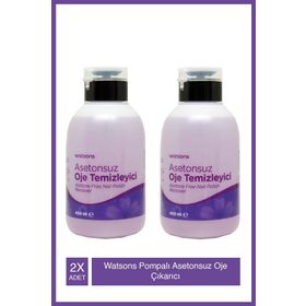 Watsons Pompalı Asetonsuz 2x450 ml Oje Çıkarıcı