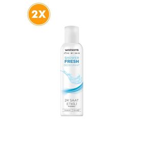 Watsons Shower Fresh 2x150 ml Sprey Deodorant