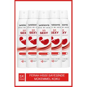 Watsons So Sexy 5x150 ml Sprey Deodorant