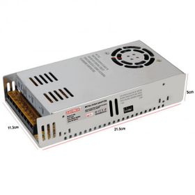 Wattbox 12V 30A Metal Kasa Fanlı Adaptör