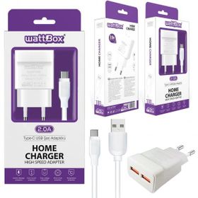 Wattbox 2a Type-c 2usb Telefon Şarj Aleti