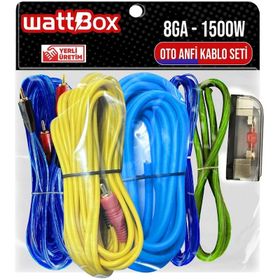 Wattbox Wb-5068 8ga 1500w Oto Anfi Kablo