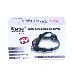 Watton WT-318 Sensörlü Şarjlı Kafa Lambası