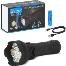 Watton WT-705 19 LED 5 Mod Geniş Açı El Feneri