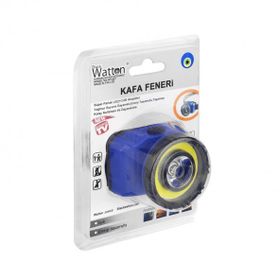 Watton WT607 3W LED Mavi Kafa Feneri