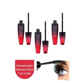 Wavelength Red Mascara 3x10 ml Siyah Maskara