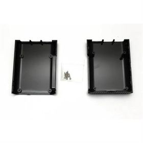 Waveshare Raspberry Pi 4 Oval Siyah Muhafaza Kutusu