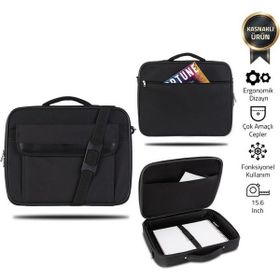 Wbag W1005 15.6 inç Siyah Kasnaklı Notebook Çantası