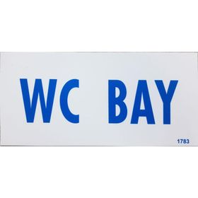 WC Bay Levhası