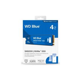 WD WDS400T4B0E Blue 4TB SN5000 M.2 5500MB/s Okuma 5000MB/s Yazma PCIe Gen4 x4 M.2 2280 SSD