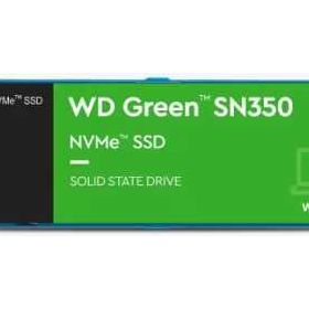 WD WDS500G2G0C 500 GB Green SN350 M.2 NVMe 2400/1500 MB/s PCIe Gen3 SSD