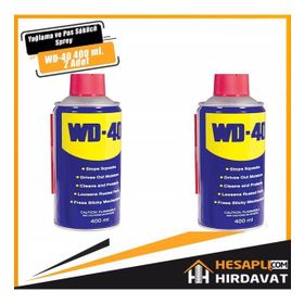 WD40 2x400 ml Çok Amaçlı Pas Sökücü