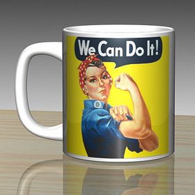 We Can Do İt Porselen Kupa Bardak