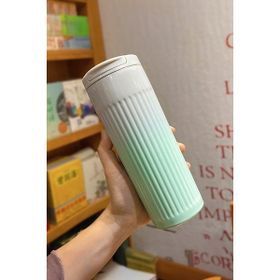 Weather Forecast CIN917YS Mug 304 L Çelik 0.5 L Yeşil Beyaz Degrade El Termos