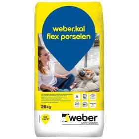 Weber 25 kg Kol Flex Porselen Beyaz Yapıştırma Harcı