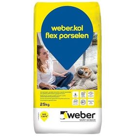 Weber 25 kg Kol Flex Porselen Beyaz Yapıştırma Harcı