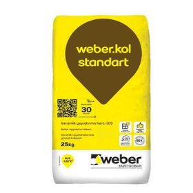 Weber Kol Standart Gri 25 kg Seramik Yapıştırma Harcı