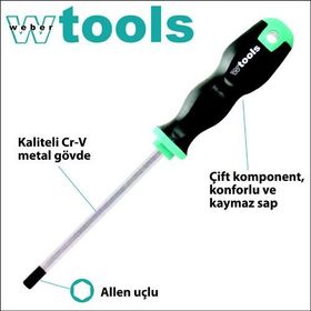Weber Tools Allen 5.0 X 75 Mm Tornavida