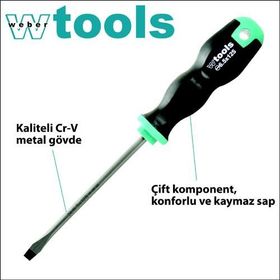 Weber Tools Düz Uçlu 4.0 X 100 Mm Tornavida