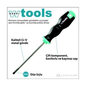 Weber Tools Düz Uçlu 5.5 x 125 Mm Tornavida