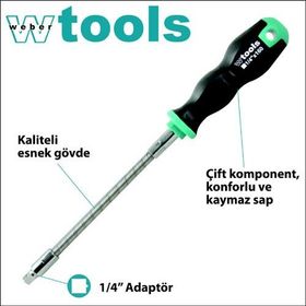 Weber Tools Esnek 1/4 X 160 Mm Lokma Tornavida