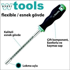 Weber Tools Esnek 6.0 X 160 Mm Lokma Tornavida