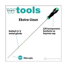 Weber Tools Extra Uzun Düz Uçlu 2.5 X 200 Mm Tornavida