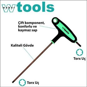 Weber Tools T Saplı T8 X 100 Mm Torx Tornavida