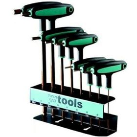 Weber Tools T Saplı Top Başlı 8 Parça Metrik Allen Seti