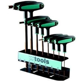 Weber Tools T Saplı Top Başlı 8 Parça Metrik Allen Seti