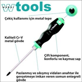 Weber Tools Yıldız Uçlu Ph1 X 80 Mm Tornavida