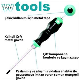 Weber Tools Yıldız Uçlu Ph1 X 80 Mm Tornavida