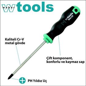 Weber Tools Yıldız Uçlu Ph2 X 125 Mm Tornavida