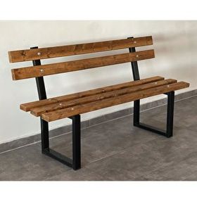 Weblonya 2002 145 cm Ahşap Dış Mekan Bahçe Bankı