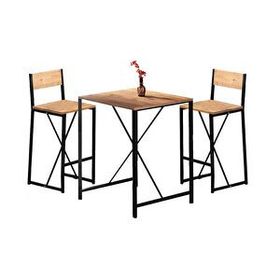 Weblonya 60x60 cm Bahçe Mutfak Yemek Masası Seti