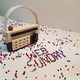 Websunday El Yapımı Ahşap Oyuncak Kahverengi Baby Radyo