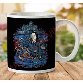 Wednesday Addams We Gladly Feast the Addams Family Baskılı Kupa