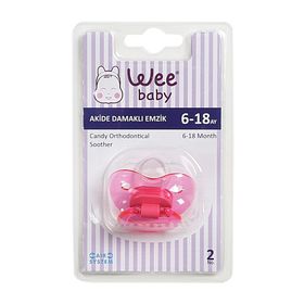 Wee 112 No:2 Akide Gövdeli Damaklı Emzik pembe