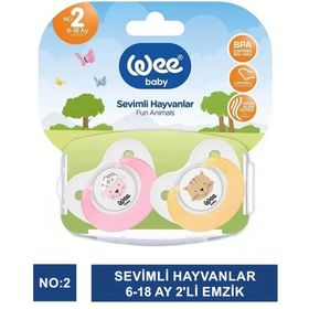 Wee 2 -Mavi Baby 2'li Sevimli Hayvanlar Emzik