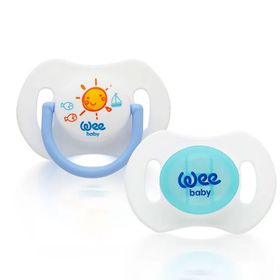 Wee 2 (Saklama Kabı Hediyeli) Baby 2'li Gece Gündüz Emzik