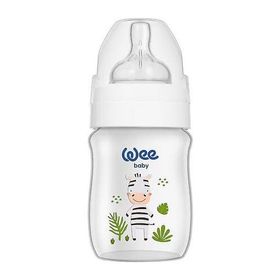 Wee 959 Safari 150 ml 0-6 Ay Geniş Ağızlı PVC Biberon