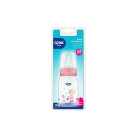Wee Baby 0-6 Ay 125 ml Pembe Cam Biberon