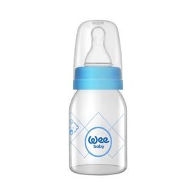 Wee Baby 0-6 Ay 250 ml + 125 ml Klasik Mavi Cam Biberon Seti