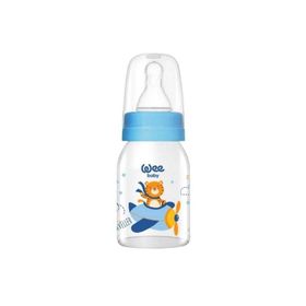 Wee Baby 0-6 Ay 250 ml + 125 ml Klasik Mavi Cam Biberon Seti