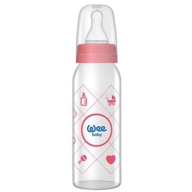 Wee Baby 0-6 Ay 250 ml Pembe Cam Biberon